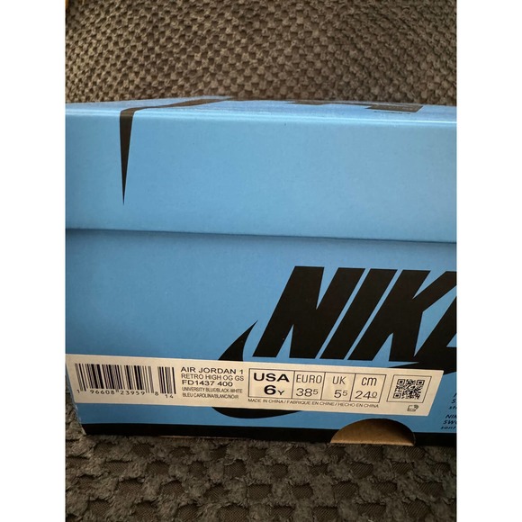 Sz - 6Y/7.5W Jordan 1 UNC Toe GS - Picture 7 of 7